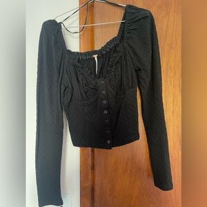 FREE PEOPLE BLACK TOP